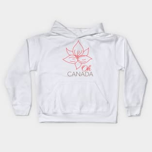 Oh, Canada Trillium Kids Hoodie